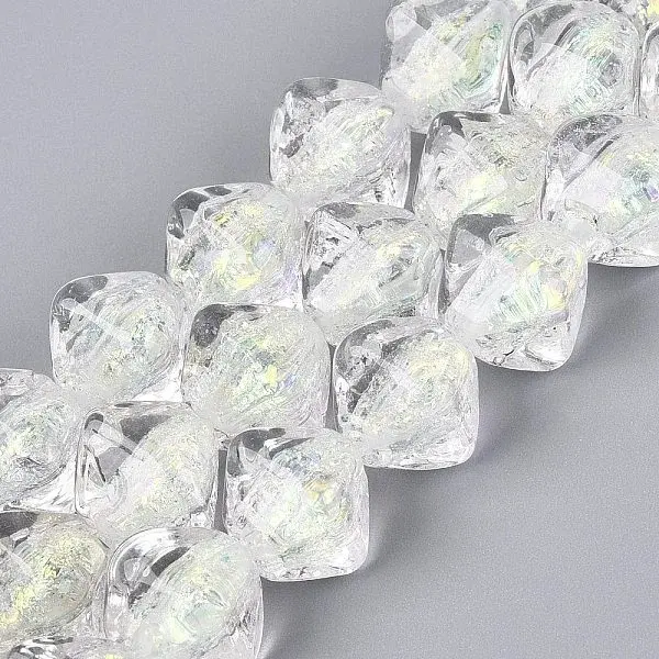 Handmade Foil Glass Beads Strands