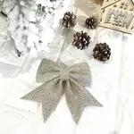 Glitter Foam Bowknot Ornament Accessories