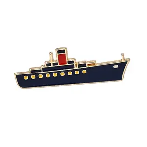 Military Theme Enamel Brooches
