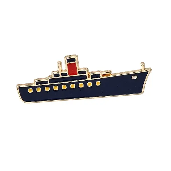 Military Theme Enamel Brooches