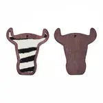 Eco-Friendly Cowhide Leather Big Pendants