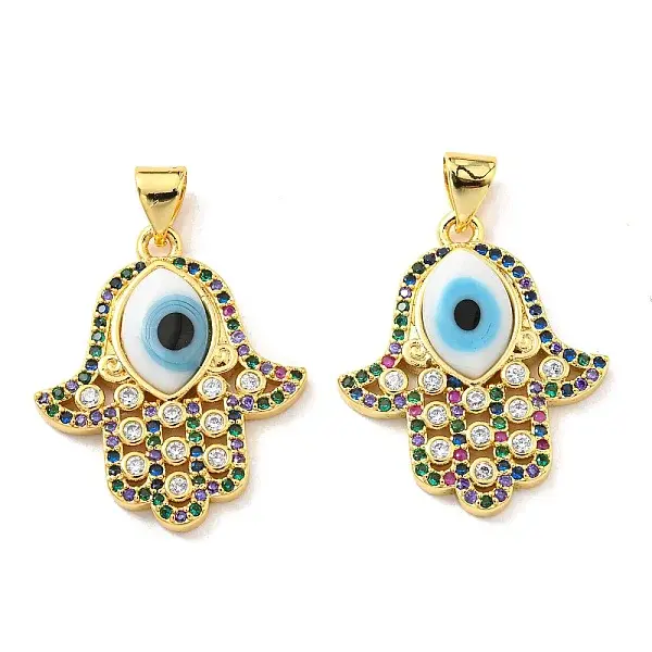 Brass Cubic Zirconia Pendants