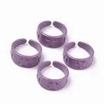Spray Painted Alloy Cuff Rings