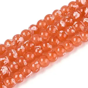 Baking Paint Glass Beads Strands