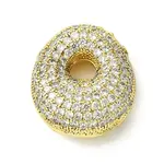 Rack Plating Brass Cubic Zirconia Pendants