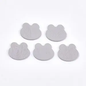 Painted Poplar Wood Cabochons