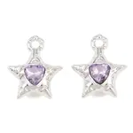 Y2K Style Alloy & Glass Pendants
