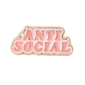 Anti Social Enamel Pin