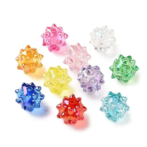 UV Plating Transparent Acrylic Beads