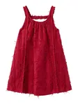 MANGO KIDS Šaty 'FLECOS'  bordová