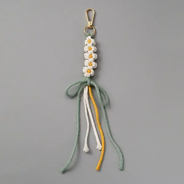 Daisy Handmade Woven Cotton Pendant Decorations
