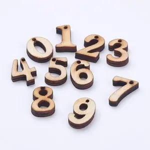 Undyed Wood Charms