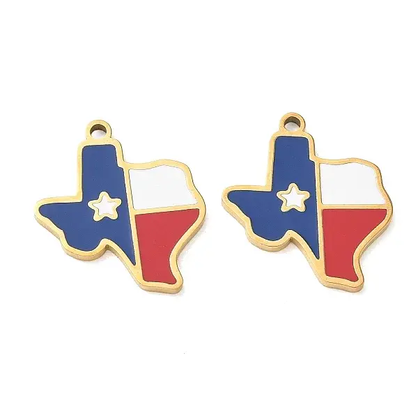 304 Stainless Steel Enamel Pendants