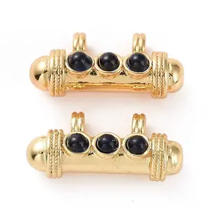 Brass Micro Pave Cubic Zirconia Pendants
