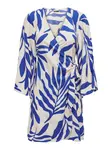JDY Šaty 'Sezen'  krémová / tmavomodrá