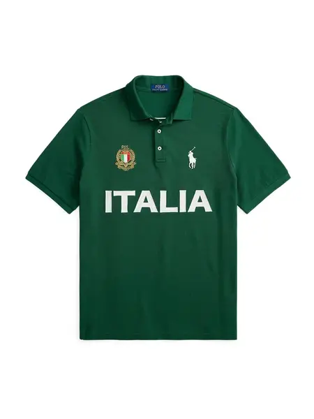 Polo Ralph Lauren Tričko  jedľová / biela
