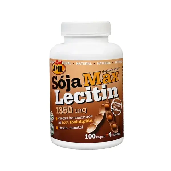 JML SójaMax Lecitin 1350 mg 104 kapslí
