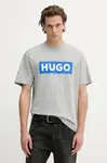 HUGO Blue  Bavlněné tričko  Nico