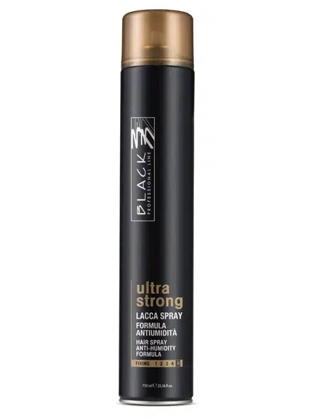 Lak na vlasy s maximální fixací Black Ultra Strong - 750 ml (03027) + dárek zdarma