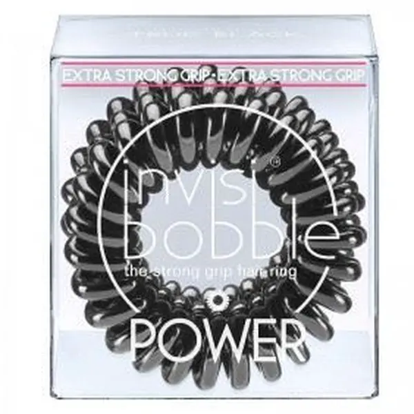 Spirálová gumička do vlasů Invisibobble Power True black - černá (203891)