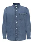 Calvin Klein Jeans Košeľa  modrá denim