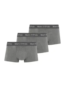 Marc O'Polo Boxerky 'Essentials'  sivá melírovaná / biela