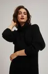 Marisse Black Turtleneck Sweater Dress