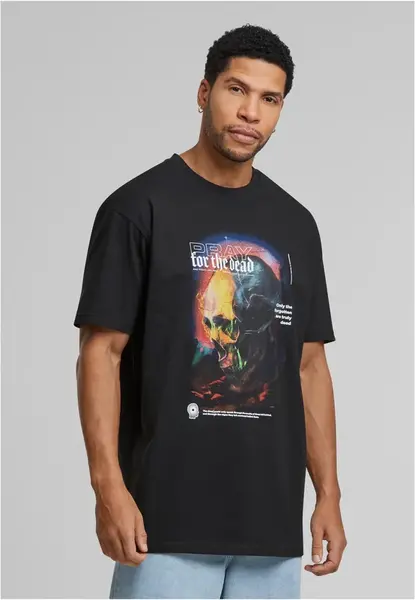 Oversize T-shirt Pray For The Dead black