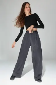 Dámské kalhoty Trendyol High Waist
