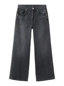 MANGO Džínsy 'NIKI'  čierny denim