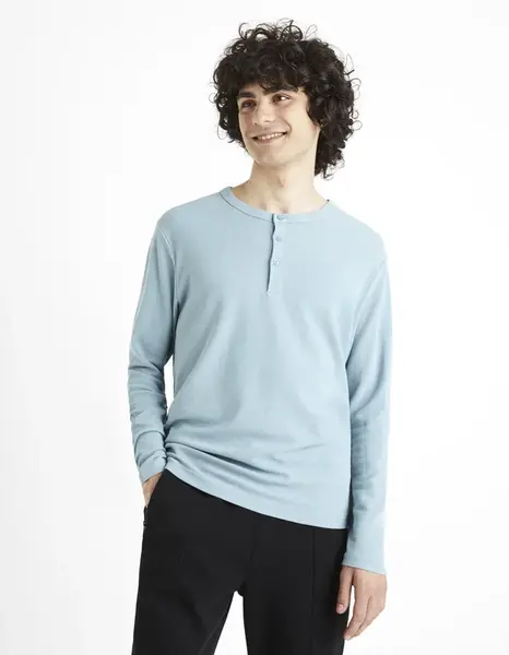Celio Tričko Ceplay s dlouhým rukávem - Pánské