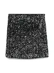 VERO MODA Sukňa 'VMBELLA'  čierna / strieborná