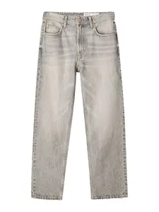 Bershka Džínsy  sivý denim