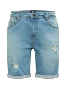 Denim Project Nohavice 'Mr. Orange'  modrá denim