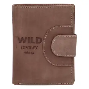 Pánská kožená peněženka taupe - WILD 1731