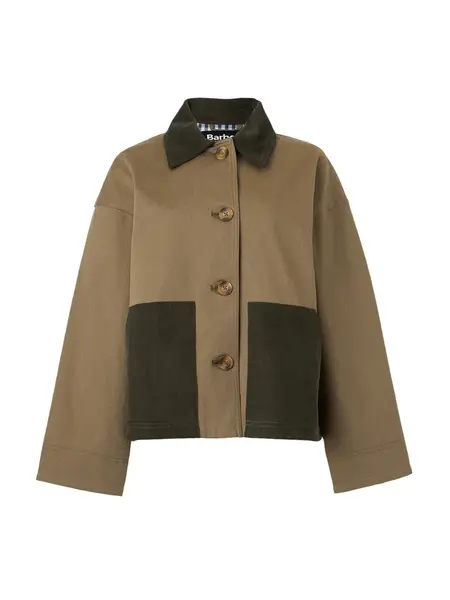 Barbour Prechodná bunda 'Cloverdale'  tmavohnedá / kaki