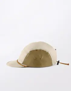 Klättermusen Runa Five Panel Cap Putty Grey - Olive