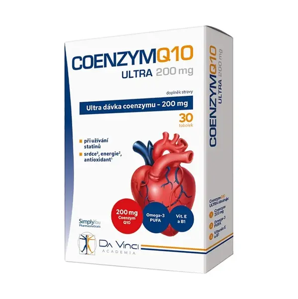 DA VINCI ACADEMIA Coenzým Q10 ultra 200 mg 30 kapsúl