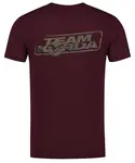 Korda tričko tk digi kamo tee burgundy - xl