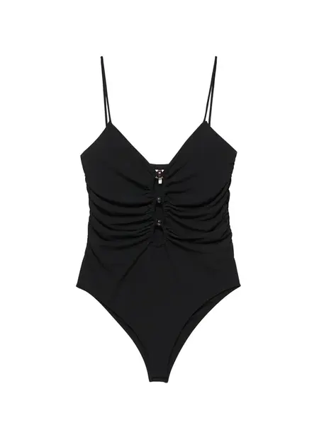 Pull&Bear Košeľové body  čierna