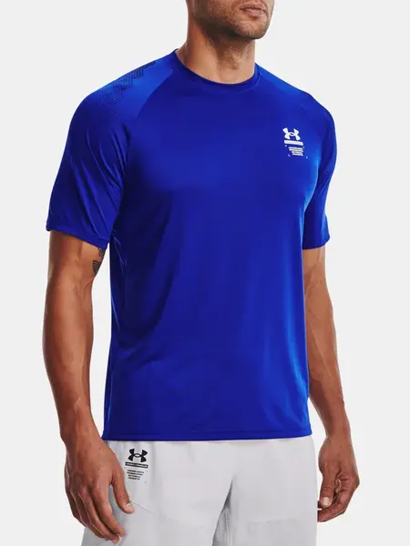 Under Armour Tričko UA Armourprint SS-BLU - Pánské
