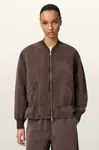 AllSaints bunda bomber dámska s ľanom SOFI