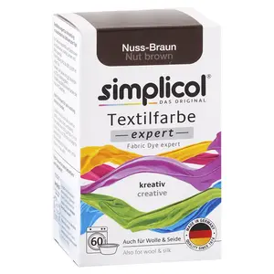 Simplicol barva na textil Oříškově hnědá 150g