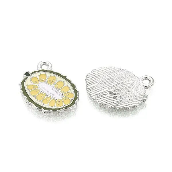 Fruit Alloy Enamel Charms