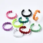 Spray Painted Brass Cuff Rings