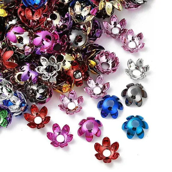 UV Plated ABS Bead Caps