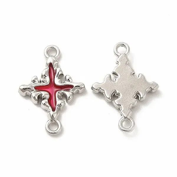 Rack Plating Alloy Enamel Connector Charms