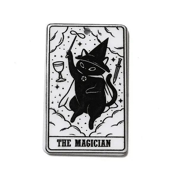 Tarot Theme Printed Acrylic Pendants