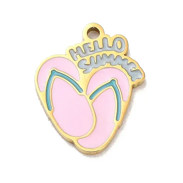 304 Stainless Steel Enamel Pendants