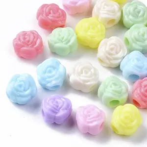 Opaque Polystyrene(PS) Plastic European Beads